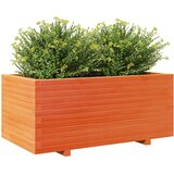  Vrtna sadilica voštano smeđe boje 110x60x49,5 cm od borovine | Eponuda.com