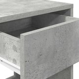 vidaXL Noćni ormarić s ladicom beton sivi 35x34x66,5 cm | shoptok.hr