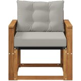  Outdoor Middle Sofa Čvrsto drvo akacije i Textilene | shoptok.hr