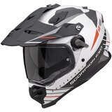 Scorpion kaciga Adf-9000 air feat matt white black red Cene