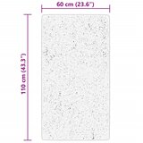  Tepih HUARTE kratkih vlakana mekani i perivi bež 60 x 110 cm | shoptok.hr