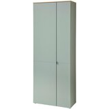 XORA garderobna omara žajbljevo zelena, hrast artisan | Shoptok.si