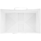  Papirnate vrećice 250 kom s ručkama bijele 26x17x25 cm | shoptok.hr