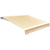 vidaXL platno za tendu boja suncokreta i bijela 3 x 2,5 m (bez okvira) Cijene