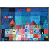 wash+dry PREDPRAŽNIK Colourful Houses 50/75 cm potiskano večbarvno | Shoptok.si