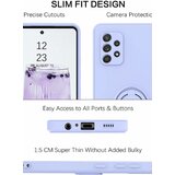 Onasi silikonski ovitek liquid ring za samsung galaxy A33 5G A336 - moder | Shoptok.si