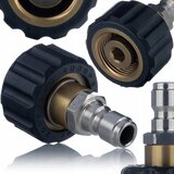 Rosfix Adapter M22x1.5 Notranji Navoj – Hitrospojka 3/8" | Nadomestni Del Za Visokotlačni Čistilnik Kärcher HD, HDS, Medeninasto Jeklo, (5000222830) | Shoptok.si