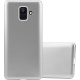 Cadorabo Case, združljiv s Samsungom v kovinskem srebru - zaščitni pokrov, narejen iz fleksibilnega silikona TPU, (20586617) Cene