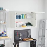  Ormar za zid u garaži Bijelo 80 x 40 x 53 cm Čelik s prahom | shoptok.hr