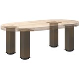  Noge za klub stolić 4 kom. Prirodni čelik 42-44 cm Čelik | shoptok.hr