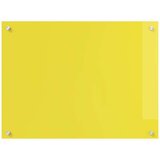 vidaXL Kuhinjski Zid Žuta Kaljeno staklo 80 x 60 x 0.6 cm Izdržljivo | shoptok.hr