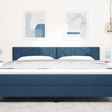  LED glava kreveta Plava 180 cm tkanina | shoptok.hr