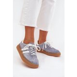 Boto Suede Women's Sneakers On Platform Blue Venera | shoptok.hr