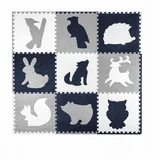 Hakuna XXL podloga puzzle za djecu - šuma 180x180x1.2 cm