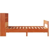 vidaXL Krevet s regalom za knjige bez madraca 100 x 200 cm od borovine | shoptok.hr