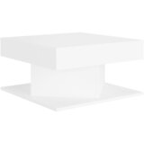 Furnova Klubska mizica bela 57x57x30 cm iverna plošča, (21915737) | Shoptok.si