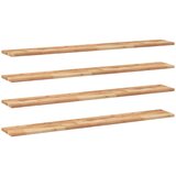  Plutajuće police 4 kom 140x20x2 cm Masivno drvo akacije s uljnim premazom | Shoptok.si