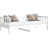  Dnevni ležaj od masivne borovine bijeli 90 x 200 cm | Eponuda.ba