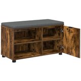  Haldna klop z blazino Enobarvno Dimljeni oreh 80 x 38 x 46 cm, (5000160702) | Shoptok.si