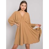 Italy Moda Dress-DHJ-SK-11981B.19-dark beige | Shoptok.si