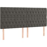  Krevet s oprugama i madracem tamnosivi 200x200 cm baršunasti | shoptok.hr