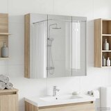  Kupaonski ormar s ogledalom Sonoma hrast 70 x 14,5 x 70 cm | shoptok.hr