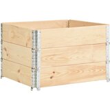  Okviri za palete 3 kom 100 x 100 cm od masivne borovine | shoptok.hr