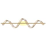 Zuma line MX3170-1-3GT - led luster na šipci athesa LED/24,5W/230V 2700-6000K + daljinski upravljač | Eponuda.com