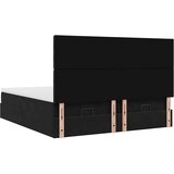 vidaXL Okvir kreveta s madracima crni 160x200cm baršunasti | shoptok.hr