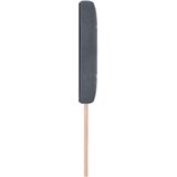 vidaXL Glava postelje S kristalnimi gumbi Temno siva 160 cm Velur | Shoptok.si
