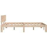  Posteljni okvir iz trdnega lesa 120x190 cm, (20645988) | Shoptok.si
