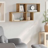 vidaXL Zidna polica Artisan hrast 100x18x53 cm izrađeno drvo | shoptok.hr