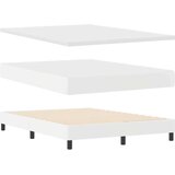  Konstrukcija kreveta s madracem s madracem Bijelo 160 x 200 cm | shoptok.hr