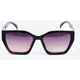 Boto Women's Classic Sunglasses with Gold Details UV400 Black-Brown | Shoptok.si