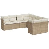  8-dijelni set vrtnih sofa od poliratana s jastucima bež | Eponuda.com