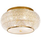 Ideal Lux kristalna plafonska svetiljka pasha 6xE14/40W/230V, prečnik 40 cm, zlatna | Eponuda.com