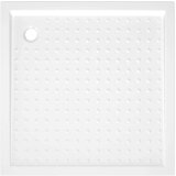 vidaXL Podloga za tuširanje s točkicama bijela 80 x 80 x 4 cm ABS | shoptok.hr