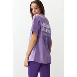 TRENDYOLMILLA Ženska majica TWOSS24TS00200, Ljubičasta | Eponuda.com