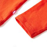  Dječja majica s dugim rukavima tamnonarančasta 116 | shoptok.hr