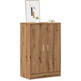 vidaXL Omarica za čevlje artisan hrast 60x35x92 cm inženirski les Cene