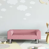  Dječja fotelja ružičasta 70 x 45 x 26 5 cm baršunasta