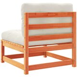  7-dijelni set vrtnih sofa s jastucima voštano smeđi od borovine | shoptok.hr