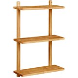 House Nordic Polica s više razina od punog hrasta u prirodnoj boji 20 cm Townsville – | shoptok.hr