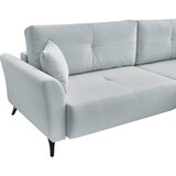 P & B KOTNA SEDEŽNA GARNITURA, gladka tkanina svetlo modra | Shoptok.si