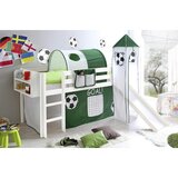 MID.YOU Igralna Postelja Kasper, 90x200, Zelena, Tobogan, Stolp | Shoptok.si