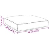 vidaXL jastučić za palete za sjedenje Antracit 80x80x12 cm Oxford tkanina | shoptok.hr