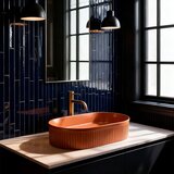 REA Bath Umivalnik na podstavku Vanda Cinnamon Matt | Shoptok.si