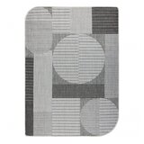 RugsX ORGANIC 2769 sisal preproga Geometric ecru / siva – naravna, moderna nepravilna oblika 240x330 cm, (5000175306) | Shoptok.si