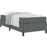 vidaXL Postelja z vzmetnico Temno siva 80 x 200 cm blago, (5000127548) | Shoptok.si