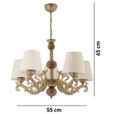 Opviq luster fiona wood white gold brown | ePonuda.com